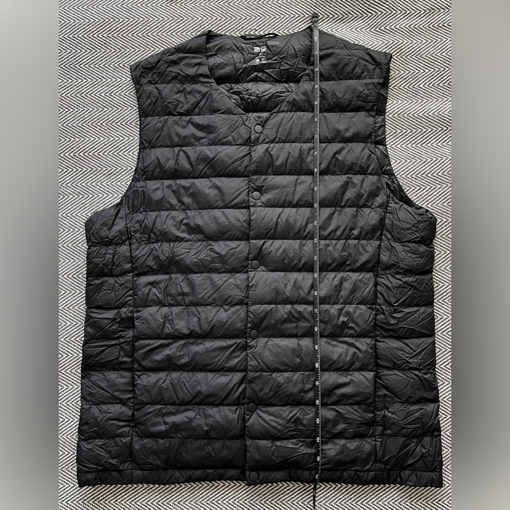 Uniqlo Unisex Ultra Light Down Vest - Black - Size S/M